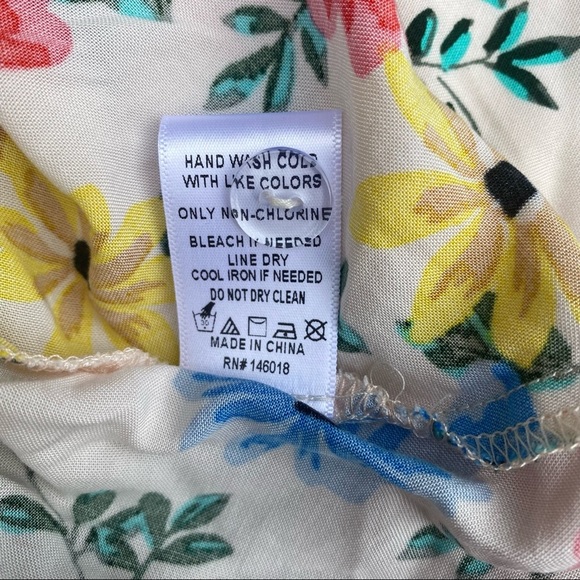 Lost + Wander Floral Print Wrap Skirt And Puff Sleeve Blouse Set NWT - Picture 13 of 16